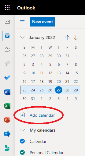 add calendar button